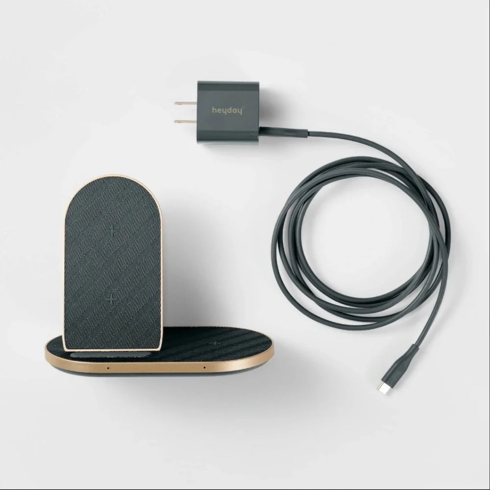 Qi 2-in-1 Wireless Charger- heyday